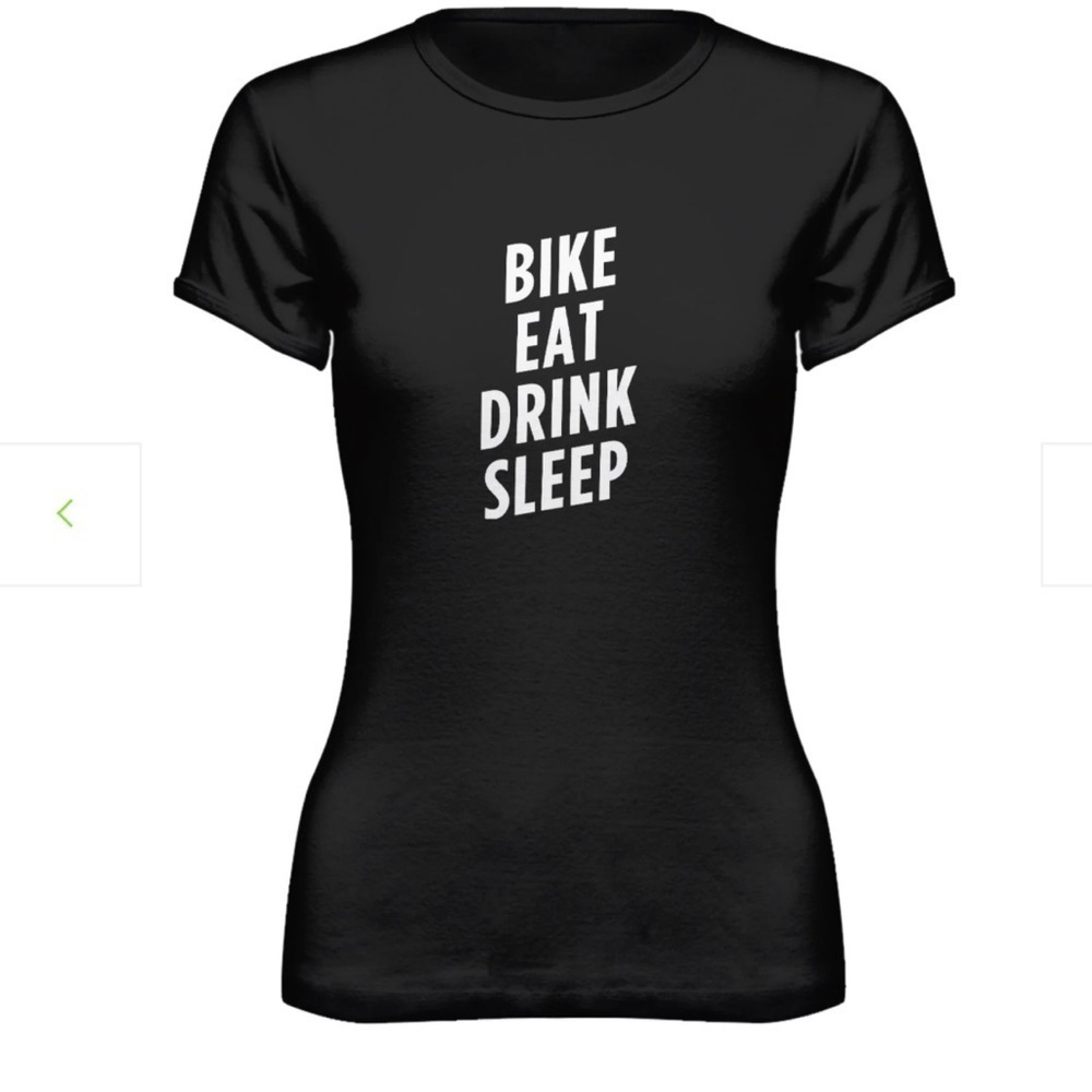 New Bike Eat Drink Sleep Duvine Cycling + Adventure Co Tshirt Black Size Small